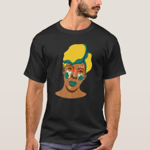 Farbenfrohe nicht binäre Genderqueer Lgbtq+ T-Shirt