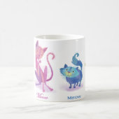 Farbenfrohe Niedlich Happy Cats Tasse (Mittel)