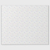 Farbenfrohe Niedlich Stars Mustergeschenke Geschenkpapier (Flach)