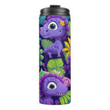 Farbenfrohe Niedliche Baby Dinosaurier Tumbler