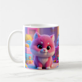 Farbenfrohe Niedliche Cat Tasse - Brighten Sie Ihr
