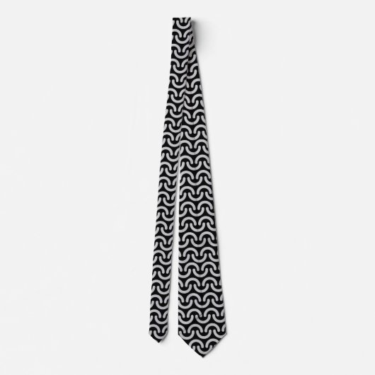 Farbenfrohe Niedliche Circle Pattern Necktie Krawatte (Rückseite)