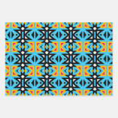 Farbenfrohe Niedliche Designermöbel Geschenkpapier Set (Vorderseite 3)