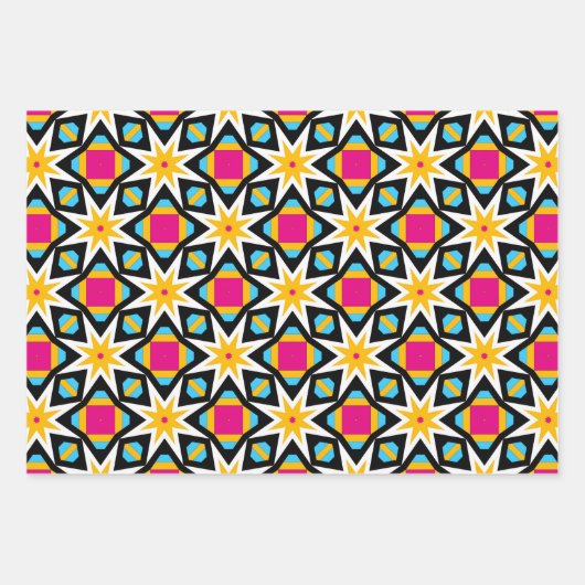 Farbenfrohe Niedliche Designermöbel Geschenkpapier Set (Vorderseite 2)