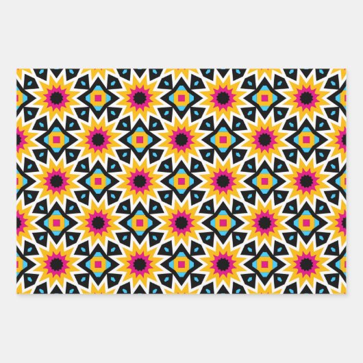 Farbenfrohe Niedliche Designermöbel Geschenkpapier Set (Vorderseite)