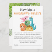 Farbenfrohe Niedliche Dinosaurier, wie groß der Ba (Vorne/Hinten)