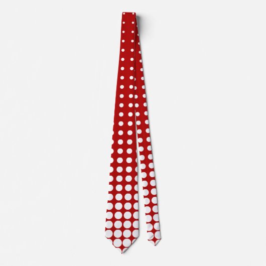 Farbenfrohe Niedliche Dots Muster Neck Tie Krawatte (Vorderseite)