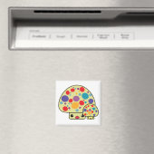 Farbenfrohe Niedliche Gepunktete Kawaii Pilz Magnet (In Situ (Geschirrspüler))