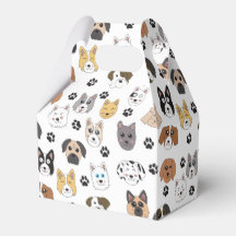 Farbenfrohe Niedliche Hunde & Hundeschlittenmuster