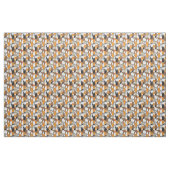 Farbenfrohe Niedliche Katzen Muster Stoff (Yard (91,4 cm))