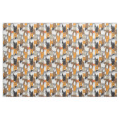 Farbenfrohe Niedliche Katzen Muster Stoff (Fat Quarter (45,7 x 55,9 cm))