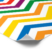 Farbenfrohe Niedliche Monster zeichnen sich durch  Poster (Ecke)