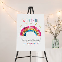 Farbenfrohe Niedliche Sequin Rainbow Begrüßungszei