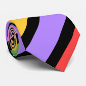 Farbenfrohe Niedliche Streifenmuster Krawatte (Gerollt)