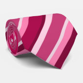 Farbenfrohe Niedliche Streifenmuster Krawatte (Gerollt)