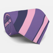 Farbenfrohe Niedliche Streifenmuster Krawatte (Gerollt)
