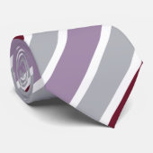 Farbenfrohe Niedliche Streifenmuster Krawatte (Gerollt)