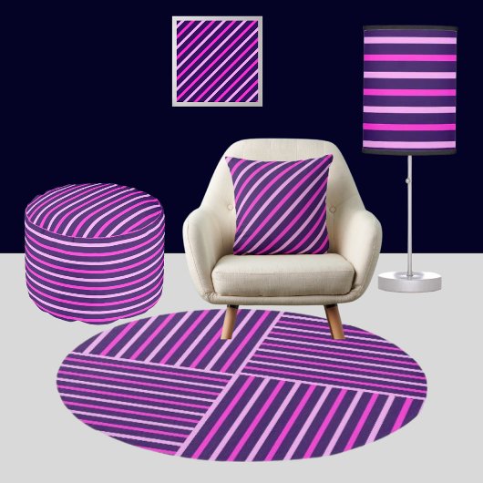 Farbenfrohe Niedliche Streifenmuster Poster