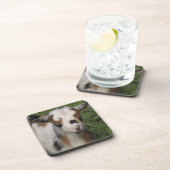 Farbenfrohe nigerianische Zwerge Milchziege Kind Getränkeuntersetzer (Rechte Seite)