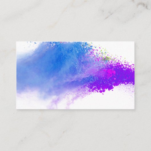 Farbenfrohe Note zu Geschenken Hochzeit wünschend Begleitkarte (Rückseite)