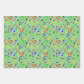 Farbenfrohe Notengestaltung Geschenkpapier Set (Vorderseite 2)