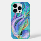 Farbenfrohe Octopus iPhone Case (Rückseite)
