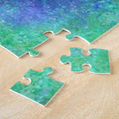 Farbenfrohe Octopus Puzzleteil Puzzle (Seite)