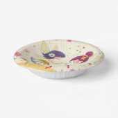 Farbenfrohe Öko-freundliche Papierschalen Pappteller (Gewinkelt)