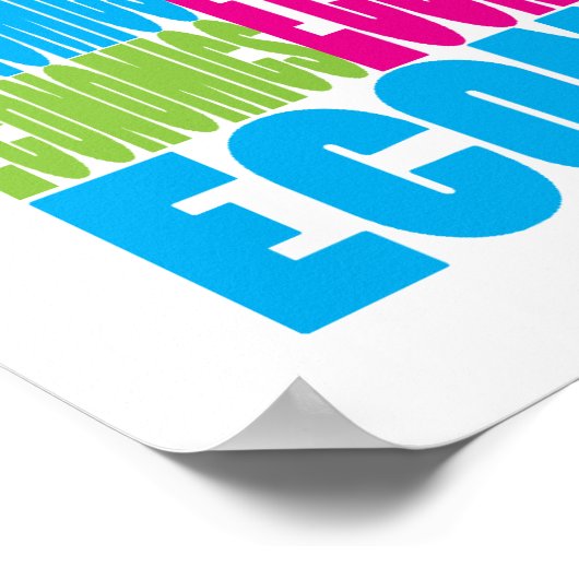 Farbenfrohe Ökonomie Poster (Ecke)