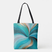 Farbenfrohe Ölfarbe Kunst Tasche (Rückseite)