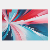 Farbenfrohe Ölgemälde - Papiertüten Geschenkpapier Set (Vorderseite 3)