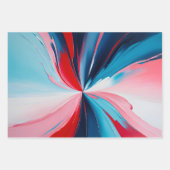 Farbenfrohe Ölgemälde - Papiertüten Geschenkpapier Set (Vorderseite 2)