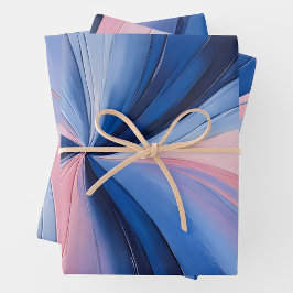 Farbenfrohe Ölgemälde - Papiertüten Geschenkpapier Set