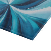 Farbenfrohe Ölpaint Art Copping Board Schneidebrett (Ecke)