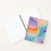 Farbenfrohe Ölpaint Art Spirituosen Notebook Notizblock (Innenseite)