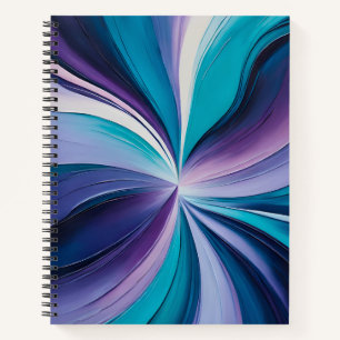 Farbenfrohe Ölpaint Art Spirituosen Notebook Notizblock