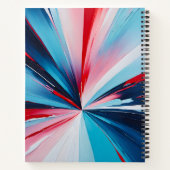 Farbenfrohe Ölpaint Art Spirituosen Notebook Notizblock (Rückseite)