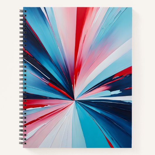 Farbenfrohe Ölpaint Art Spirituosen Notebook Notizblock (Vorderseite)