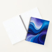 Farbenfrohe Ölpaint Art Spirituosen Notebook Notizblock (Innenseite)