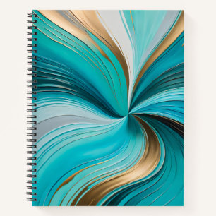Farbenfrohe Ölpaint Art Spirituosen Notebook Notizblock