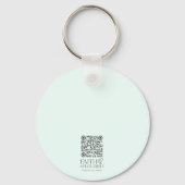 Farbenfrohe Ombre Cross Scripting Personalisiert Schlüsselanhänger (Rückseite)