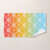 Farbenfrohe Ombre & Damask Badhandtuch Set (Handtuch)