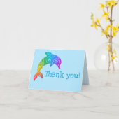 Farbenfrohe Ombre Delphine Vielen Dank Karten (Gelbe Blume)