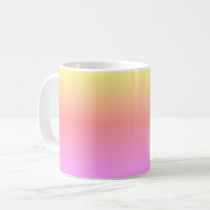 Farbenfrohe Ombré Regenbogen Pink Lila 4Jane Kaffeetasse