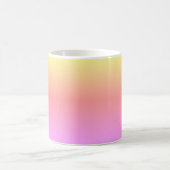 Farbenfrohe Ombré Regenbogen Pink Lila 4Jane Kaffeetasse (Mittel)