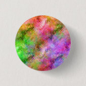 Farbenfrohe Opal Glassy Textur Button (Vorderseite)