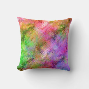 Farbenfrohe Opal Glassy Textur Kissen