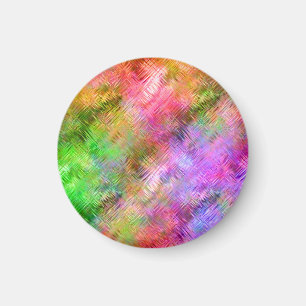 Farbenfrohe Opal Glassy Textur Magnet