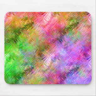 Farbenfrohe Opal Glassy Textur Mousepad