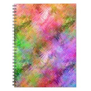 Farbenfrohe Opal Glassy Textur Notizblock